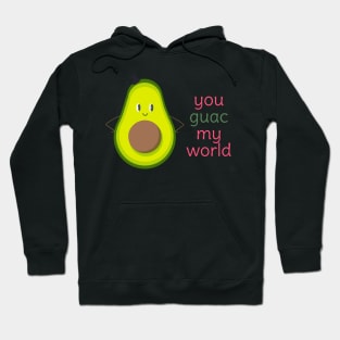 You Guac My World Cute Avocado Boy Couple Design 1 Hoodie